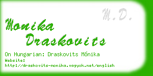 monika draskovits business card