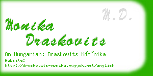 monika draskovits business card